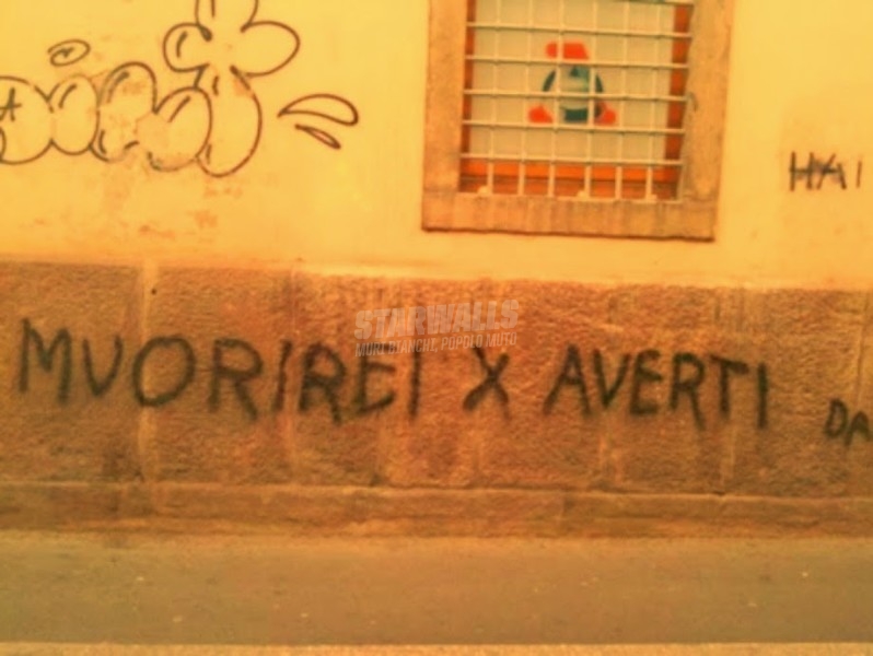 Scritte sui Muri Muorire per amore