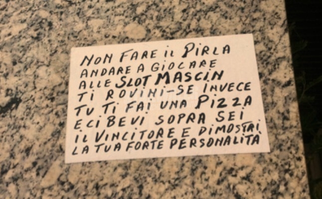 Scritte sui Muri Pizzaiolo saggio