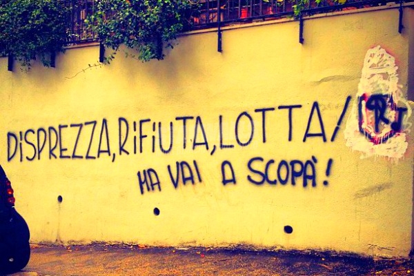 Scritte sui Muri Fascio rilassati