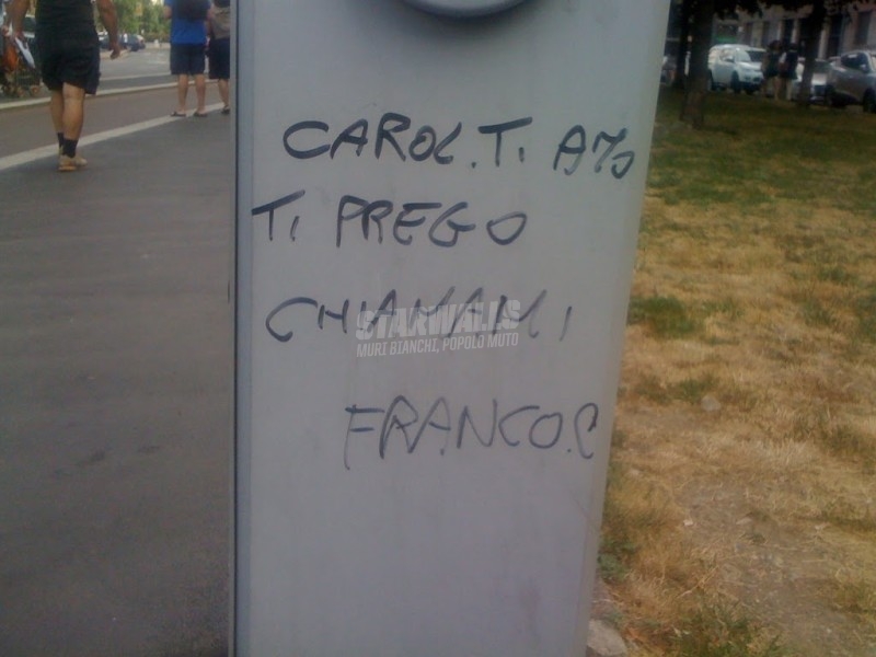 Scritte sui Muri Chiamami franco