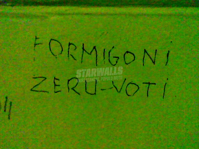 Scritte sui Muri Indagato