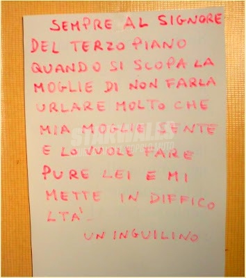 Scritte sui Muri Si sente l'intimità cap. III