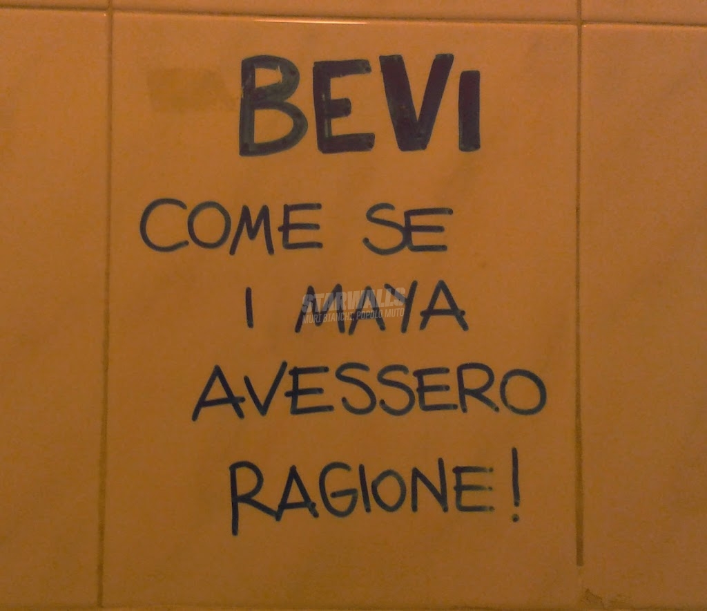 Scritte sui Muri Bevi consapevolmente