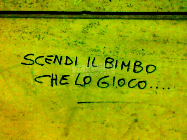 Scritte sui Muri La discesa in campo