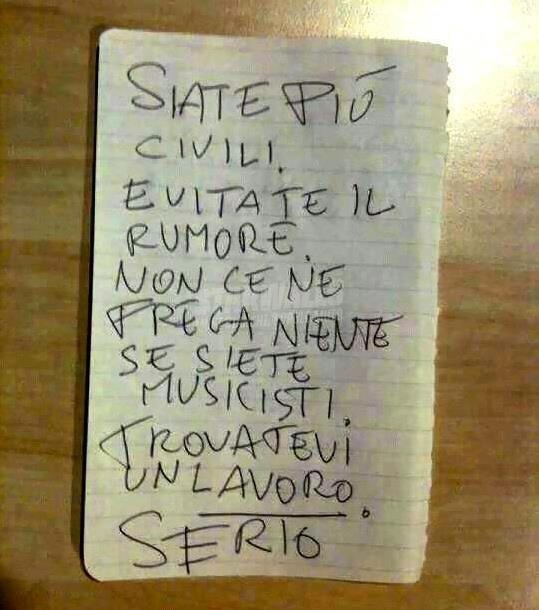 Scritte sui Muri Musicisti choosy?