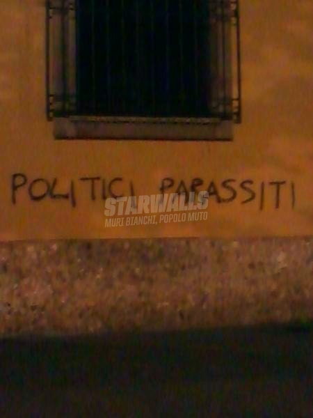 Scritte sui Muri Urge disinfestazione