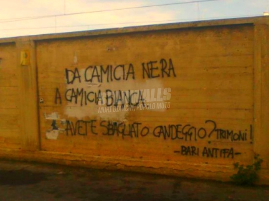 Scritte sui Muri Roba di candeggio sbagliato