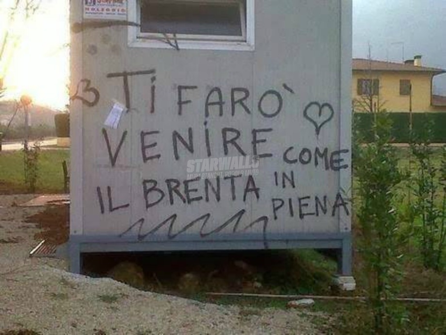 Scritte sui Muri Esondazione