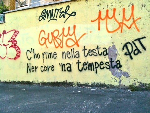 Scritte sui Muri Rime Romane