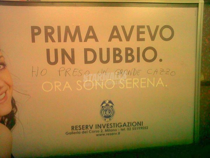 Scritte sui Muri Grossi dubbi e grosse soluzioni