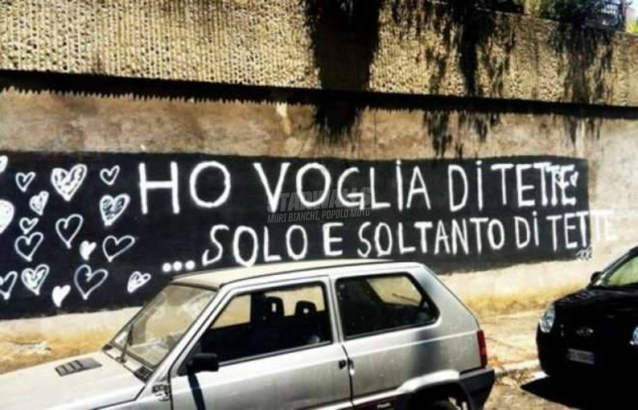 Scritte sui Muri Bramosia