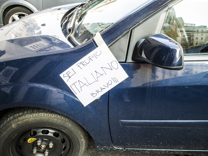 Scritte sui Muri No parking