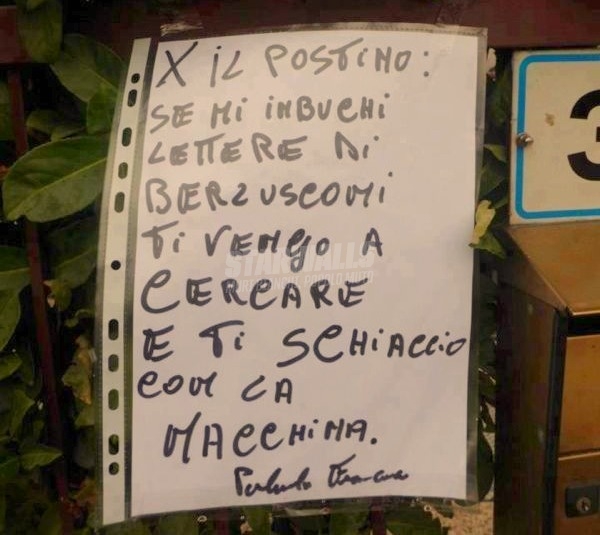 Scritte sui Muri Uomo avvisato ...