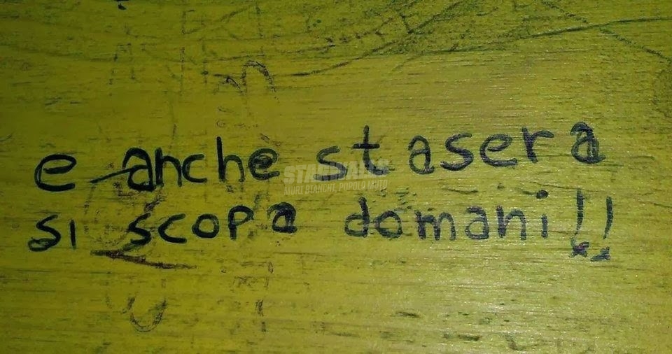 Scritte sui Muri Rimandata