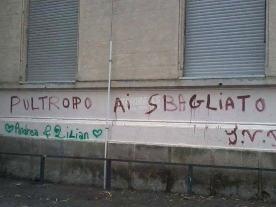 Scritte sui Muri Amori itagliani cap: III