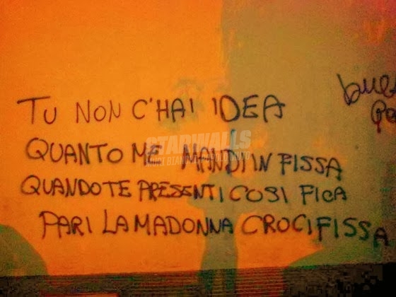 Scritte sui Muri In fissa