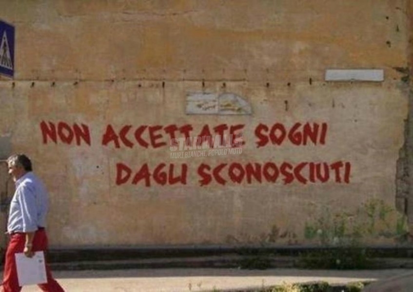 Scritte sui Muri Sogna con il tuo cuore