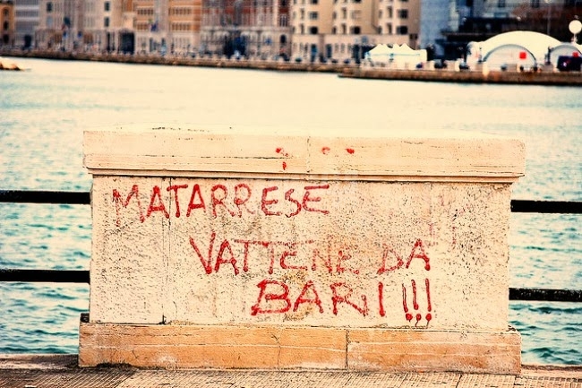 Scritte sui Muri Bari vs Matarrese