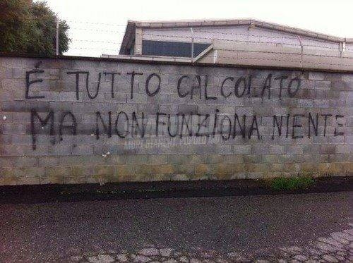 Scritte sui Muri Io non mi sento italiano