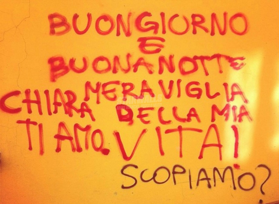 Scritte sui Muri Sommessamente Chiara (di nome e di fatto)