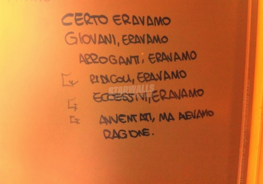 Scritte sui Muri Dalla parte giusta