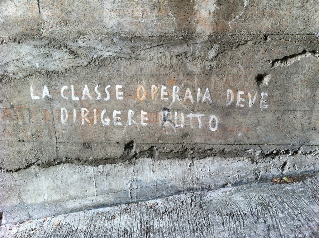 Scritte sui Muri Direzione digestiva