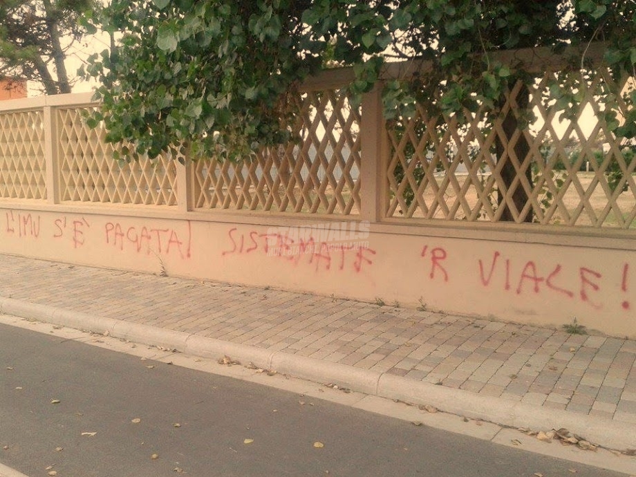 Scritte sui Muri Il cittadino pretende