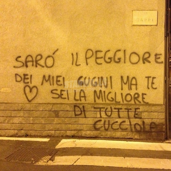 Scritte sui Muri Non fidarti dei gugini