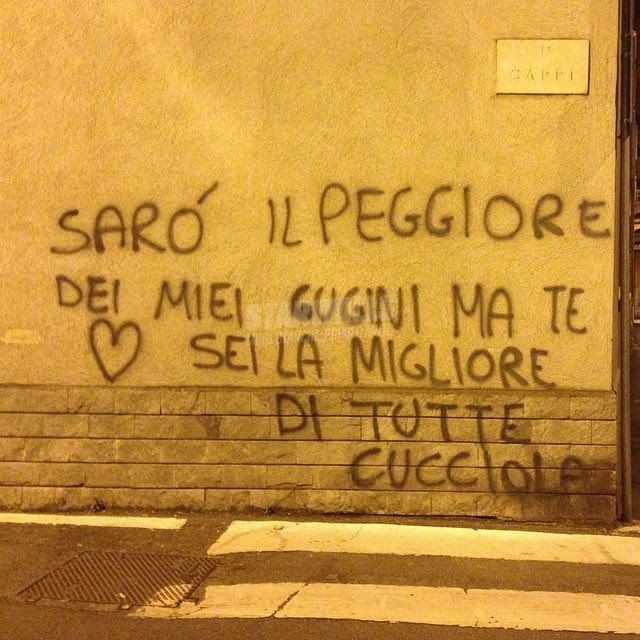 Scritte sui Muri Non fidarti dei gugini