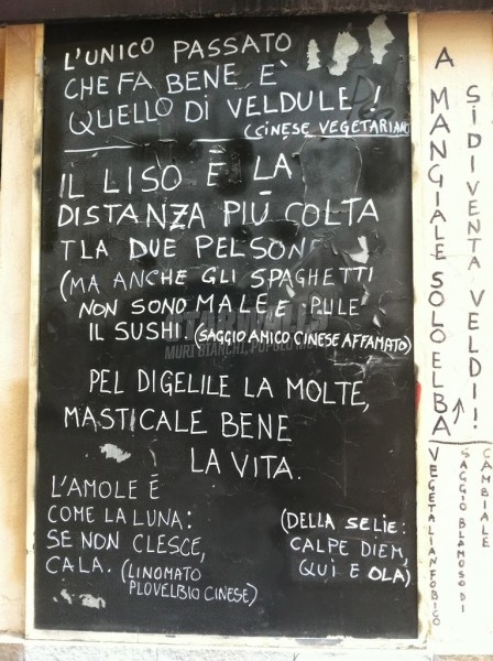 Scritte sui Muri Proverbio cinese parte 2