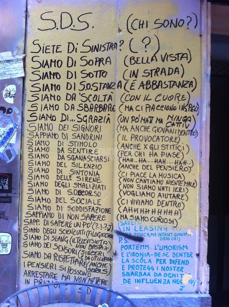 Scritte sui Muri Siamo di