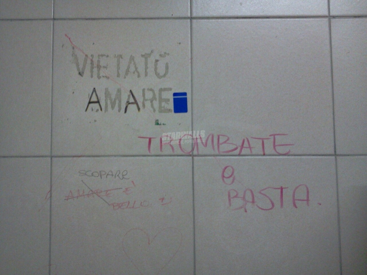 Scritte sui Muri Pasticciatevi