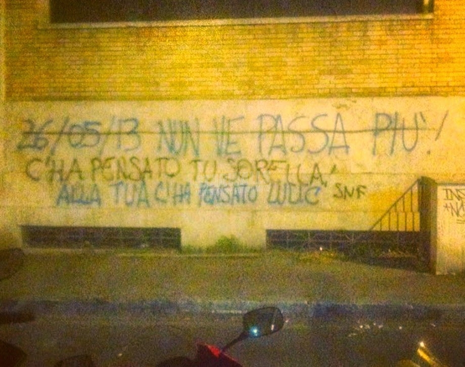 Scritte sui Muri Il derby sui muri cap. III