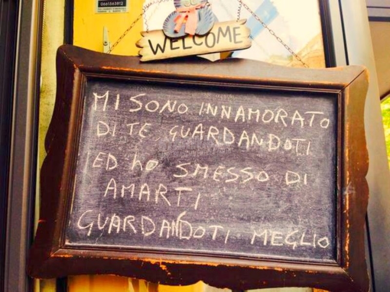 Scritte sui Muri Messa a fuoco