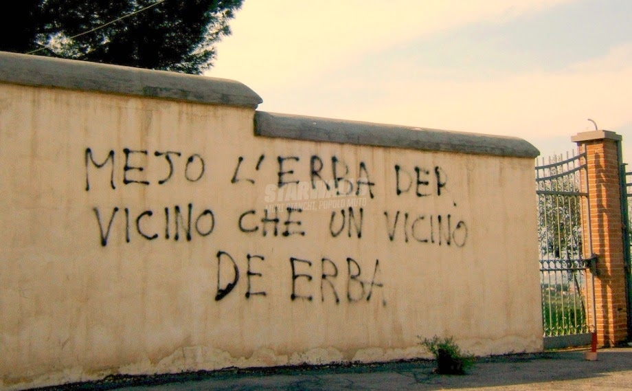 Scritte sui Muri E' sempre più verde