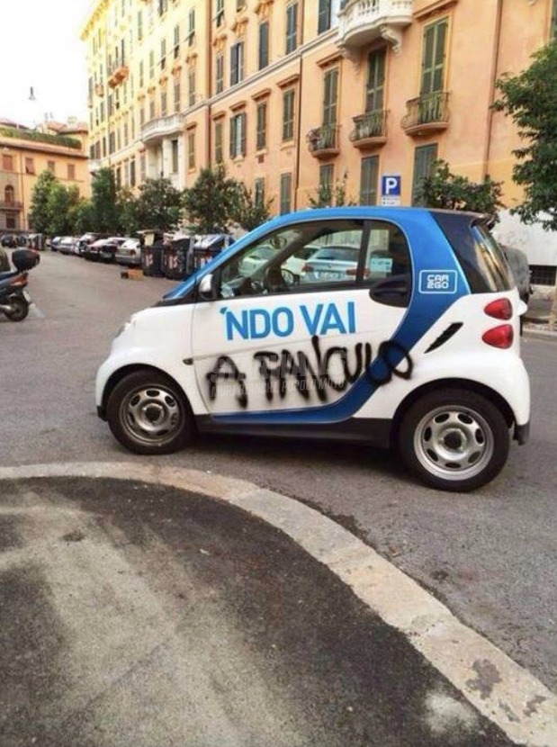 Scritte sui Muri Car2Go