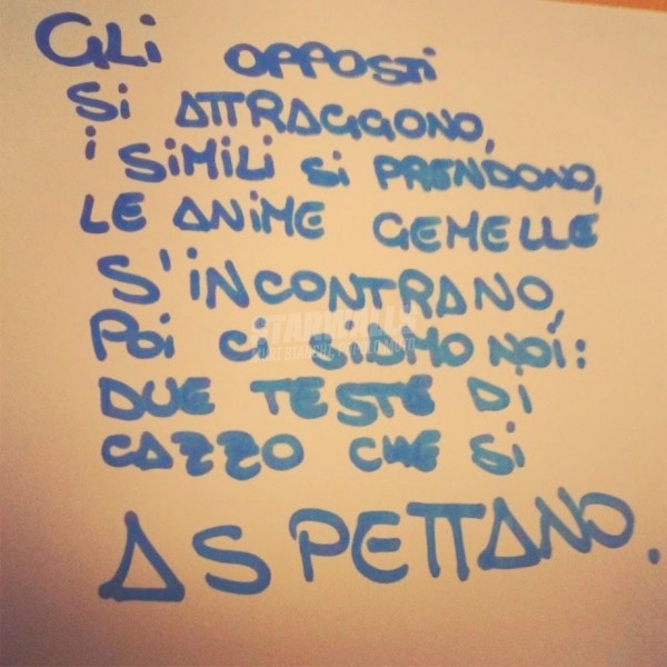 Scritte sui Muri In attesa di quagliare