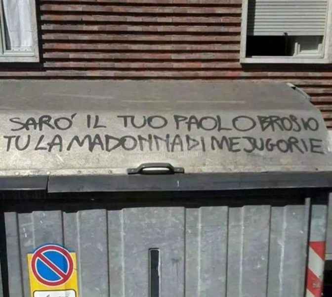 Scritte sui Muri E non ci lasceremo mai