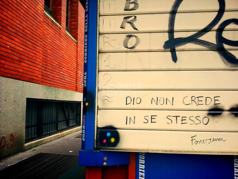 Scritte sui Muri Senza autostima