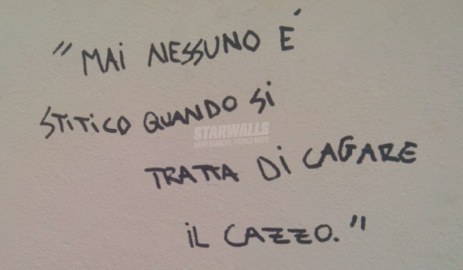 Scritte sui Muri Tutti lubrici