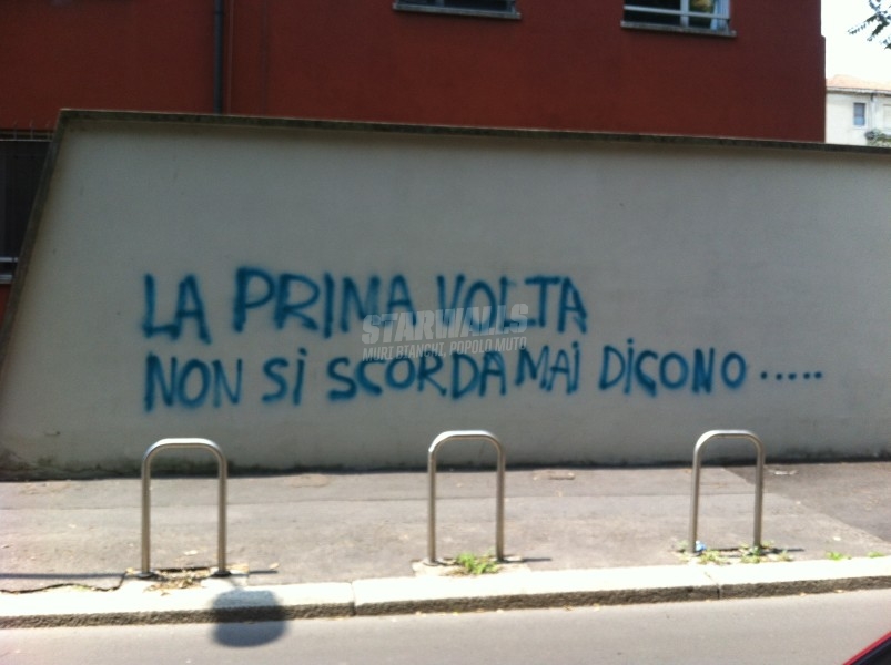 Scritte sui Muri Chi l'ha fatto, lo sa