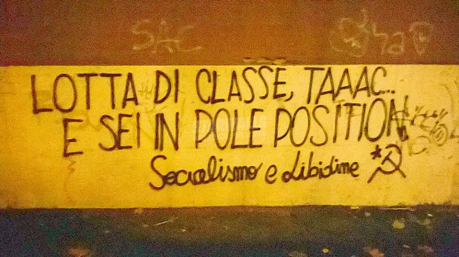 Scritte sui Muri Ciumbia !