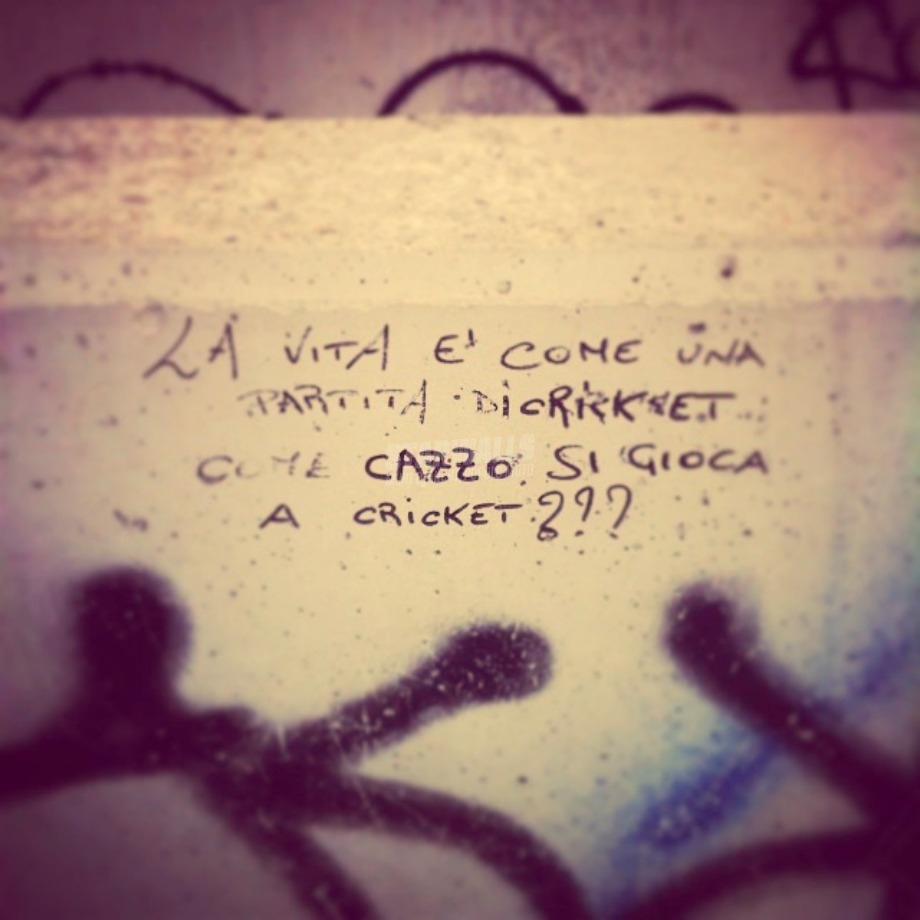 Scritte sui Muri Così è la vita