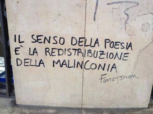 Scritte sui Muri Malinconia per tutti