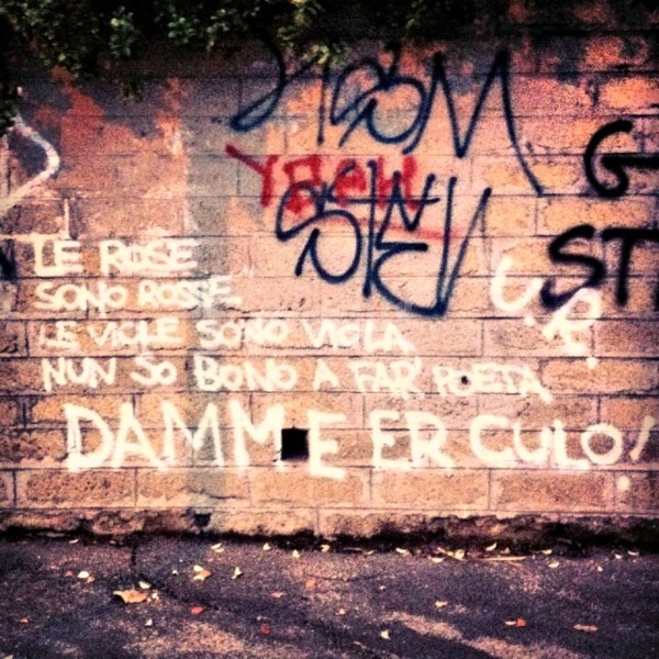 Scritte sui Muri Romanticismo da marciapiede