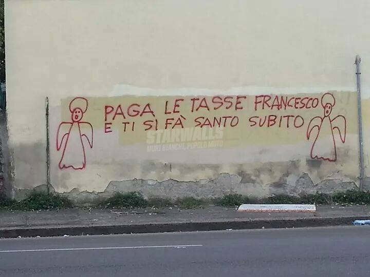 Scritte sui Muri Santo subito