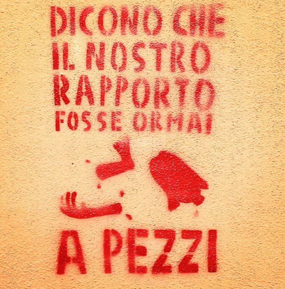 Scritte sui Muri In crisi