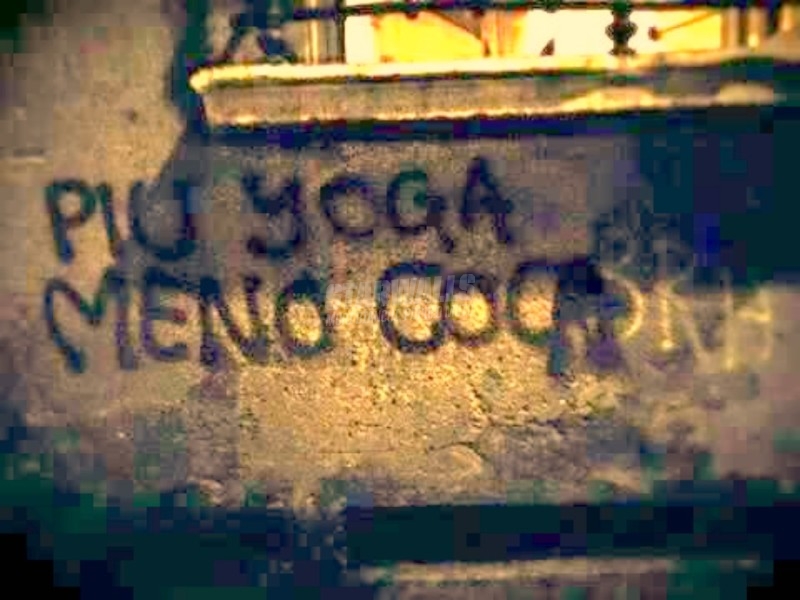 Scritte sui Muri Svolta ascetica