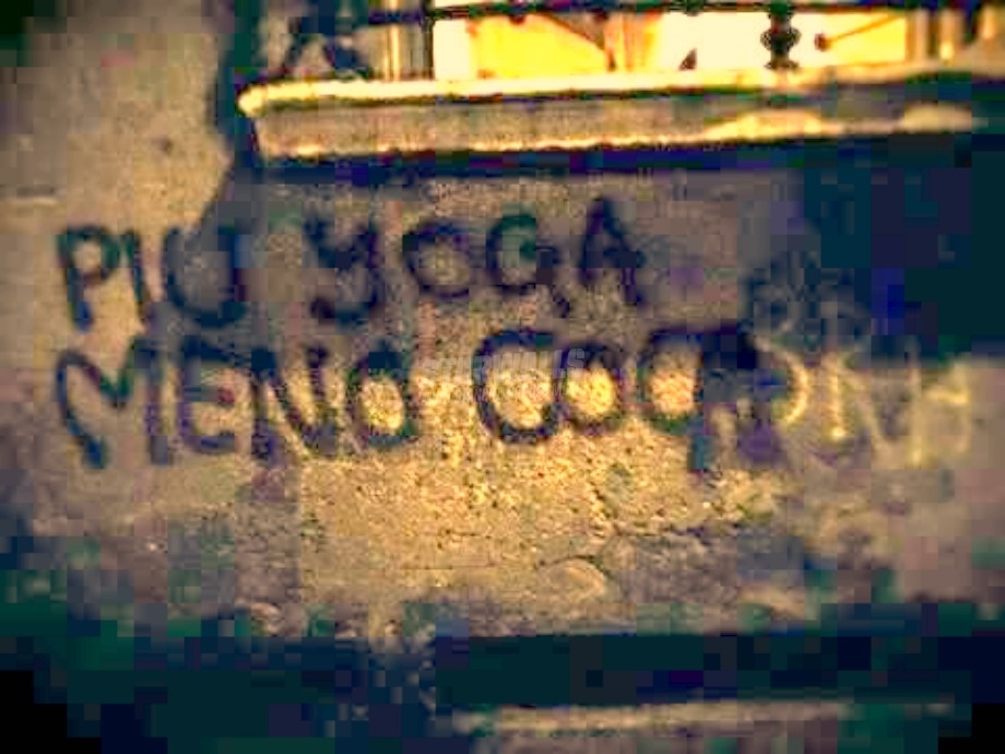 Scritte sui Muri Svolta ascetica