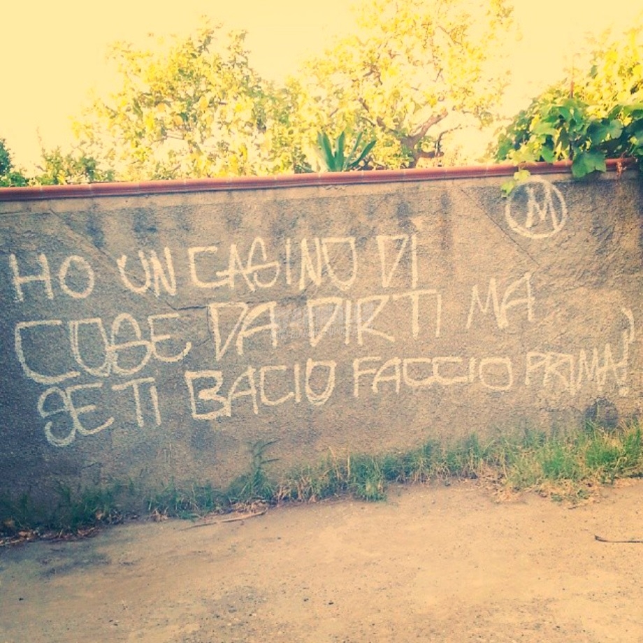 Scritte sui Muri È inutile perdere tempo